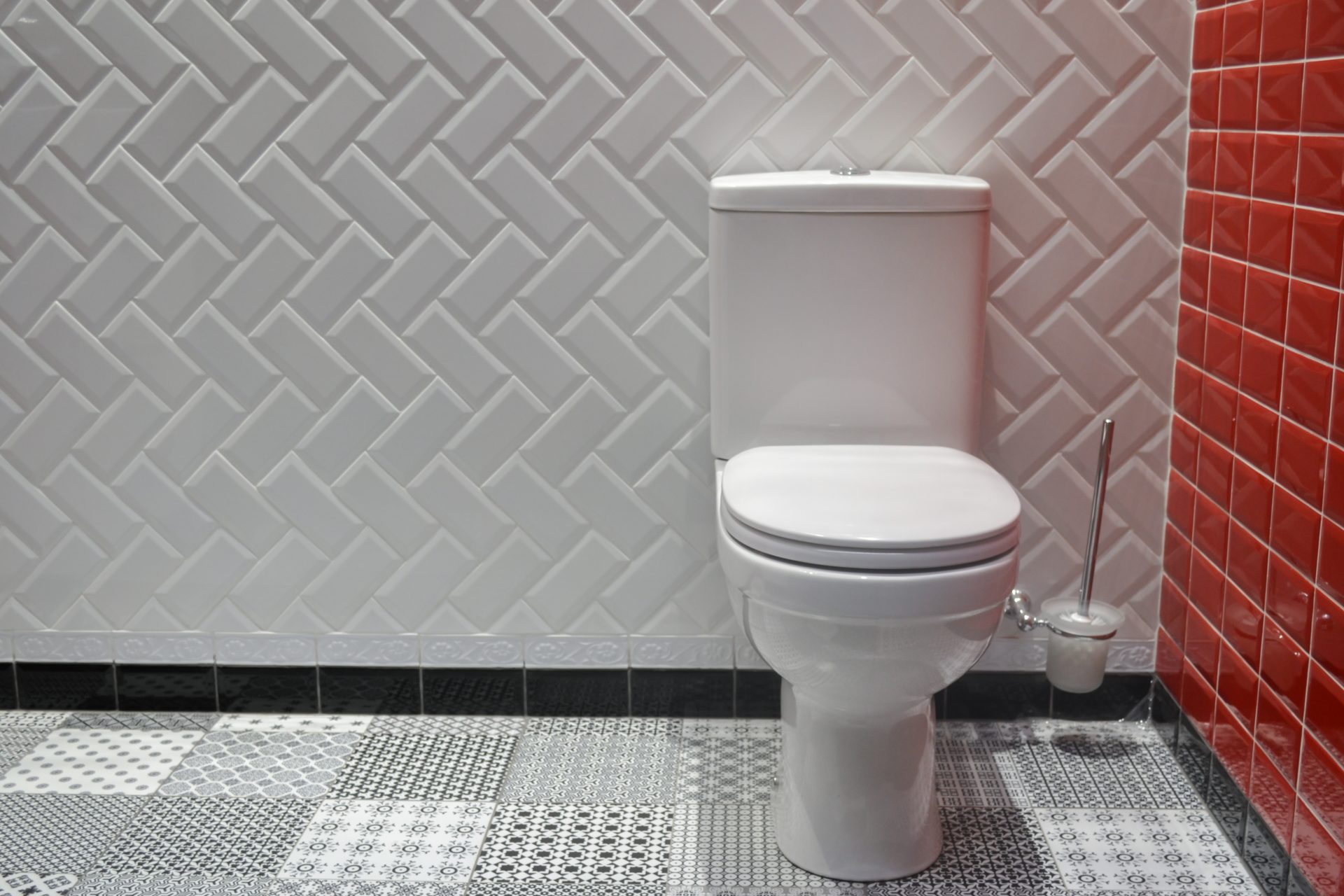 Bathroom Subway Tiles | Accent wall ideas