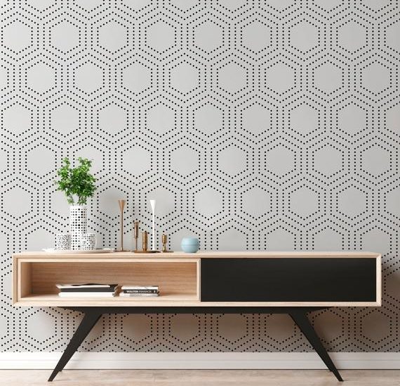 stencil accent wall ideas